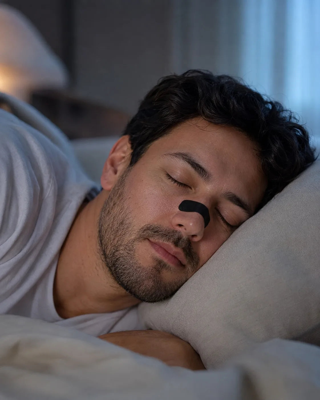 ANTHRIVE black nasal strips for sleep, movement and travel